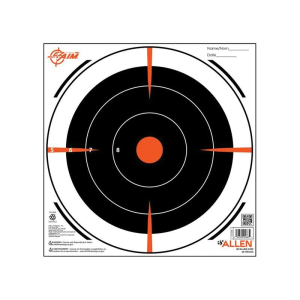 Allen 15246 EZ Aim Bullseye Paper Target 8 x 8 26 Per Pack