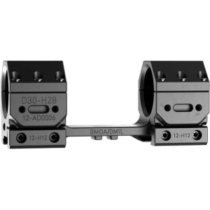 AUDERE SCOPE MOUNT ADVERSUS 30MM LOW BLACK