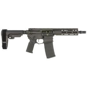 Cobalt Kinetics CKPROLITE30075BLK Pro Light 300 Blackout 7.50 Black Melonite Barrel, Black Aluminum Picatinny Rail Receiver, Polymer SB Tactical SBA3 Brace, Black Polymer Grip