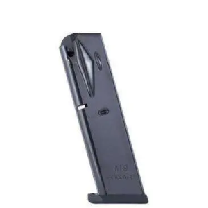 MEC-GAR MGPB9210B Beretta 9mm Luger Beretta 92FS, M9 10rd Blued Detachable