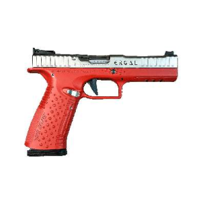 AMERICAN PREC FIREARMS STRIKE ONE ERGAL PRO HGA 9MM 5 IN BBL ADJ SIGHT COMP TRIG ORANGE 2/17RD MAGS