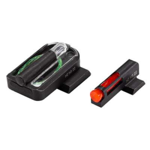 HiViz RGMFD21 FastDot H3 Red/Fiber Optic Green Tritium Black Frame Fits Ruger Max-9