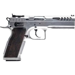 Italian Firearms Group TF-STOCKM-10 Stock Master  10mm Auto 4.75 13+1 Hard Chrome Wood Grip