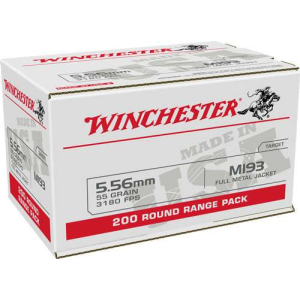 Battle Hawk Armory WIN AMMO USA 5.56X45 CASE LOT 55GR. FMJ 800RD CASE