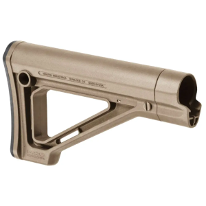 Magpul MAG480-FDE MOE Carbine Stock Fixed Flat Dark Earth Synthetic for AR15/M16/M4 with Mil-Spec Tubes
