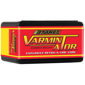 Barnes Bullets 30092 Varminator 20 Caliber .204 32 GR Flat Base Hollow Point 100 Box