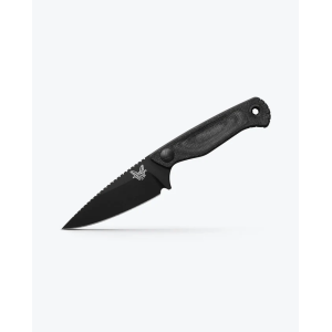Benchmade Dacian, Black Micarta, Spear-Point, Fixed Blade Knife