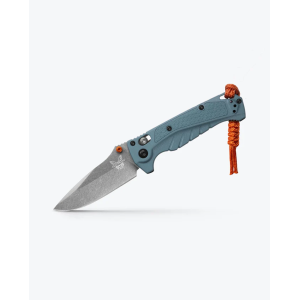 Benchmade Mini Adira, Depth Blue Grivory, Drop-Point, Folding Knife