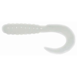 BB 2 CURL TAIL GRUB WHITE 10 PK