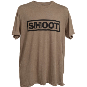 Hornady 99606L Shoot Brown Tri-Blend Short Sleeve Large