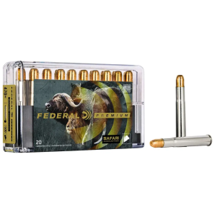 Federal P470T2 Premium Safari Cape-Shok 470 Nitro Express 500 gr Trophy Bonded Sledgehammer Solid (TBSH) 20 Bx/ 10 Cs