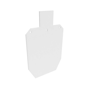 B/C FULL IPSC SILHOUETTE TARGET WHT