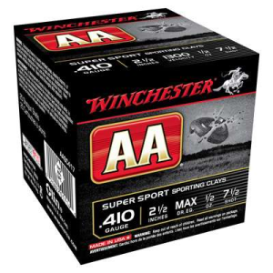 WINCHESTER AA 410 2.5 CASE LT 25RD 10BX/CS 1300FPS 1/2OZ 7.5