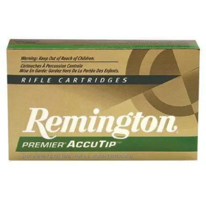 Remington Ammunition PRA22HNA Premier Accutip-V 22 Hornet 35 gr AccuTip-V 50 Bx/ 10 Cs
