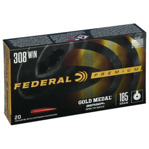 Federal GM300WM Gold Medal 300 Win Mag 190 gr Sierra MatchKing Boat-Tail Hollow Point (BTHP) 20 Bx/ 10 Cs