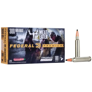 Federal P300WTC1 Premium  300 Win Mag 180 gr Trophy Copper (TC) 20 Bx/ 10 Cs