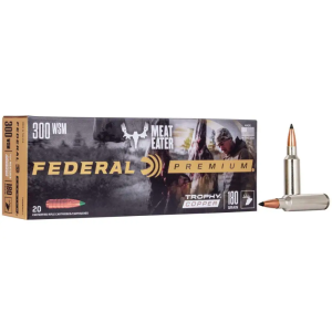 Federal P300WSMTC1 Premium 300 WSM 180 gr Trophy Copper (TC) 20 Bx/ 10 Cs