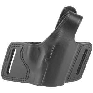 Bianchi 15714 Black Widow Black Leather, Belt, 45 Auto Browning;Colt;Llama;Para Ord Right Hand