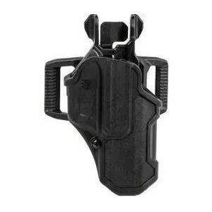 Blackhawk 410200BKR T-Series L2C Light Bearing Black Polymer OWB Glock 17,19,22,23,31,32,45,47 w TLR 7/8 Right Hand