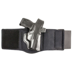 DES 014PC9YZ0 SIG P365 W/RED DOT ANKLE LTHR BLK