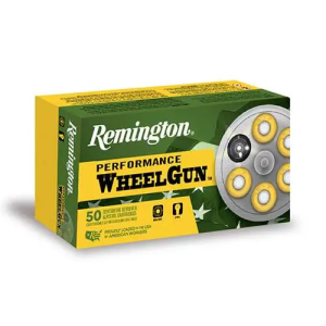 Remington Ammunition RPW357M5 Performance WheelGun 357 Mag 158 GR Lead Semi Wadcutter (LSWC) 50 Bx/ 10 Cs