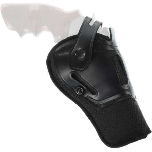 Galco SR84B Switchback  Black Synthetic Holster w/Leather Top Belt S&W 500 4 Ambidextrous Hand