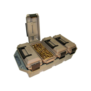 MTM 4-CAN AMMO CRATE 30 CAL DARK EARTH/ARMY GREEN