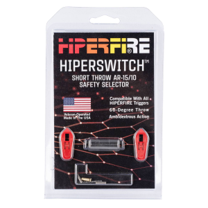 HIPERFIRE HPSRED Hiperswitch AR-Platform 8620 Steel Red Ambidextrous