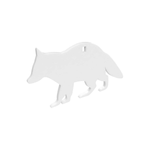 B/C AR500 3/8 SILHOUETTE RACOON WHT
