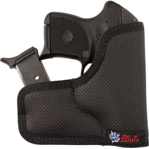 Desantis Gunhide M33BJG3ZO Ammo Nemesis Pocket Kel-Tec P-3AT/P32 Rubberized Fabric Black