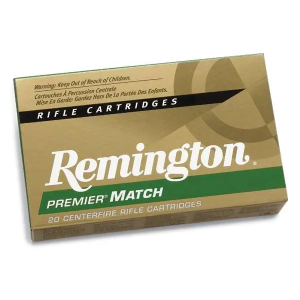Remington Ammunition RM223R1 Premier Match 223 Rem 69 gr Sierra MatchKing Boat-Tail Hollow Point (BTHP) 20 Bx/ 10 Cs