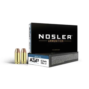 Nosler 51284 Match Grade 45 ACP 230 gr Jacketed Hollow Point (JHP) 50 Bx/ 10 Cs