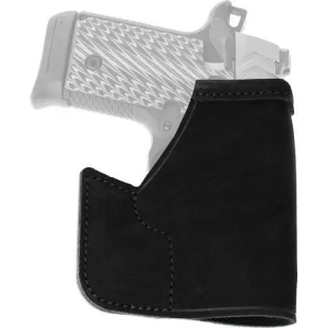 Galco PRO626B Pocket Protector Black Leather S&W Bodyguard 380 w/Laser Ambidextrous Hand
