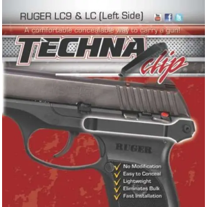 TECHNA CLIP RUGER LC9/LC380 LH BLK