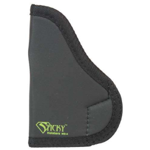 Sticky Holsters MD4GEN1 MD-4 Glock 26/27 Latex Free Synthetic Rubber Black w/Green Logo