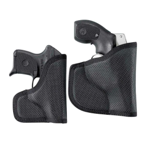 Desantis Gunhide N38BJG5Z0 Nemesis Pocket Kel-Tec P-3AT/P32 w/CT LG-430 Rubberized Fabric Black