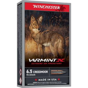 WINCHESTER VARMINT X 6.5 CREEDMOOR 95GR XP 20RD (10 BOX CASE)