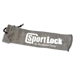 Birchwood Casey 06950 SportLock Silicone Gun Sleeve Handgun Gray Silicone-treated Cotton 15