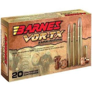 Barnes Bullets 22030 VOR-TX Safari 470 Nitro Express 500 gr TSX Flat Base 20 Bx/ 10 Cs