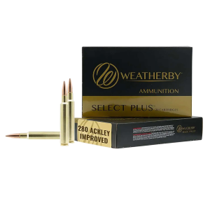 Weatherby R280A168CHH 280 ACKLEY 20 Per Box 10 Cs