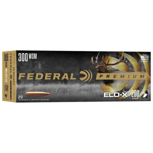 Federal P300WSMELDX1 300 WSM Extremely Low Drag-eXpanding (ELD-X) 20 Bx/10 Cs