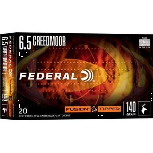 FEDERAL FUSION 6.5 CREEDMOOR 140GR SP 20RD BOX (10 BOX CASE)