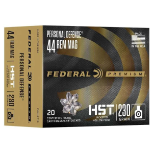 FED PERSONAL DEFENSE 44REM HST JHP 20/10