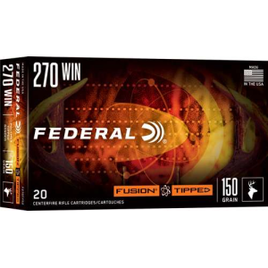 FEDERAL FUSION 270 WIN 150GR SP 20RD BOX (10 BOX CASE)