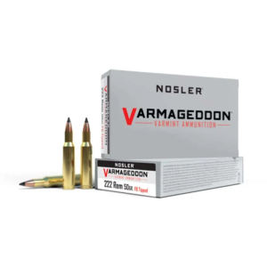 Nosler Ammo Varmageddon-222 Rem 50g VG FBT (20ct)