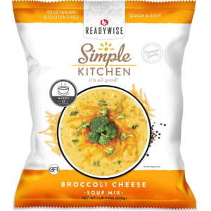 Readywise Simple Kitchen Cheddar Broccoli Soup Single Pouch