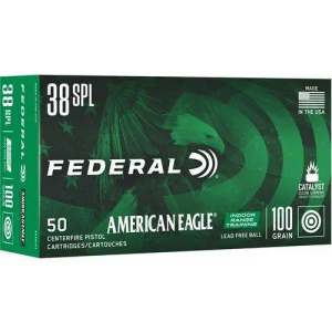 Federal AE38LF1 American Eagle  38 Special 100 gr 50 Bx/ 10 Cs