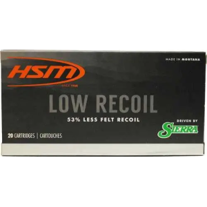 HSM LOW RECOIL 6.5CREED 140GR
