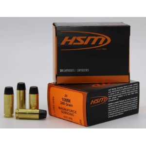 HSM SUBSONIC 10MM HITEK 240GR HCFN 20/20