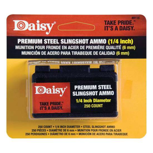DAISY SLINGSHOT 1/4 AMMO STEEL 250PK